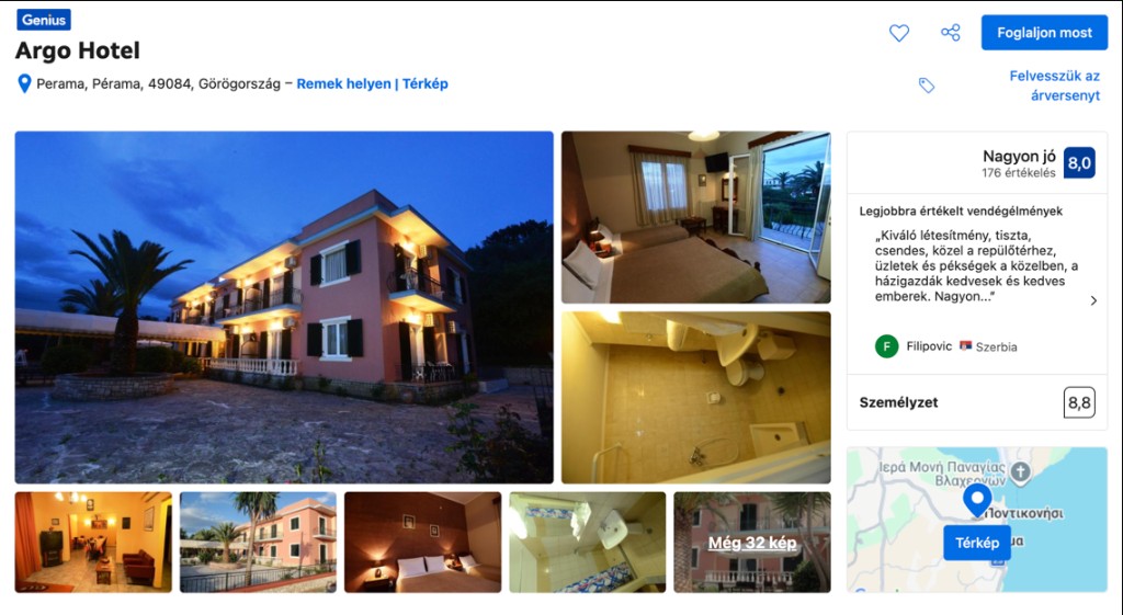 Argo Hotel Korfu Perama