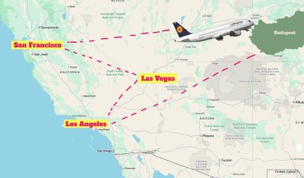 San Francisco – Las Vegas – Los Angeles – Budapest